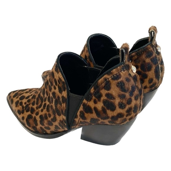 NWOT — Marc Fisher Dalaranly Calf Hair Leopard Print Bootie Size 6.5 M - Picture 5 of 11